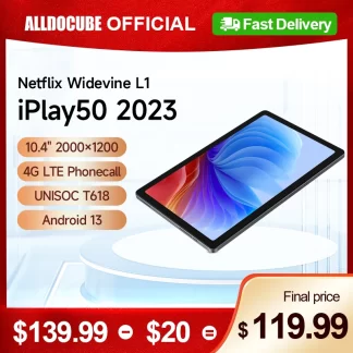 Alldocube Iplay50 10 4 2000 1200 Tablet Unisoc T618 Octa Core Android 13 4 6gb Ram.webp