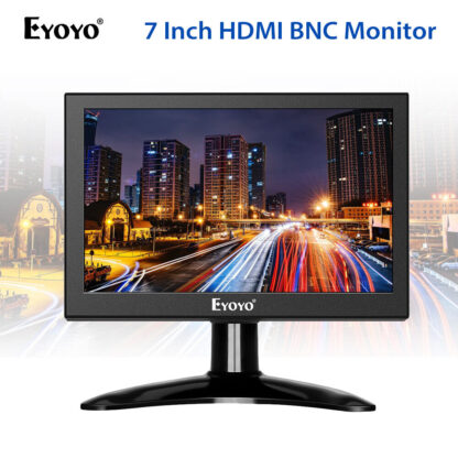 Eyoyo 7 inch IPS HDMI Monitor 16:10 160 degree Viewing Angle for Raspberry Pi PC