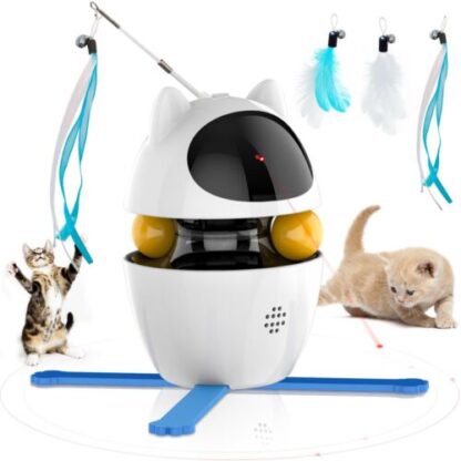 Automatic Cat Toys Interactive Pet Toys for Indoor Cats,USB Cat Teaser Enjoy Toy