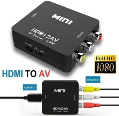 HDMI To RCA AV Adapter Converter Cable CVBS 3RCA 1080P Composite Video Audio