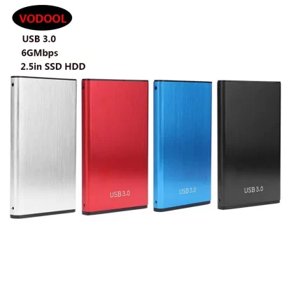 2.5 inch HDD Case USB 3.0 to SATA Adapter 6Gpbs External Hard Drive Disk HDD Enclosure Support 8TB 2.5" HDD SSD Disk Box