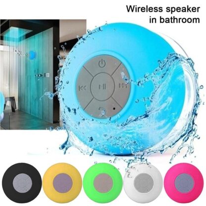 Bluetooth Wireless Speaker Waterproof Shower Wireless Resistant Portable Mic