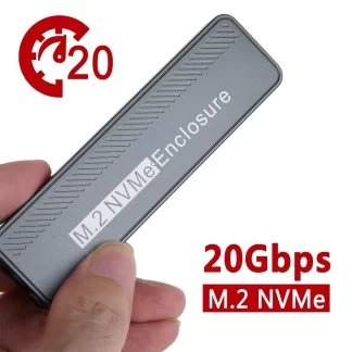 M 2 Nvme Solid State Drive Enclosure External Ssd Case Usb3 2 Gen2 2 20gbps Ssd.webp