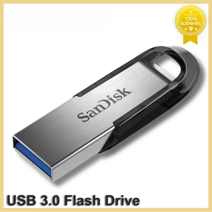 SanDisk Flash Drive Ultra Flair USB 3.0 Pendrive 32GB 64GB 128GB 256GB 512GB Pen Drive High Speed Up to 150MB/s Memory Stick