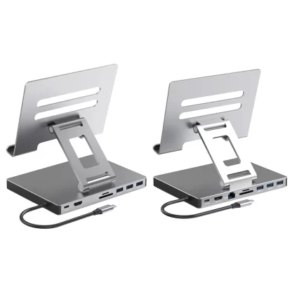 Type C Docking Station Aluminum Alloy Laptop Stand